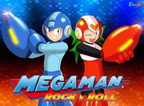 mega man rock and roll.